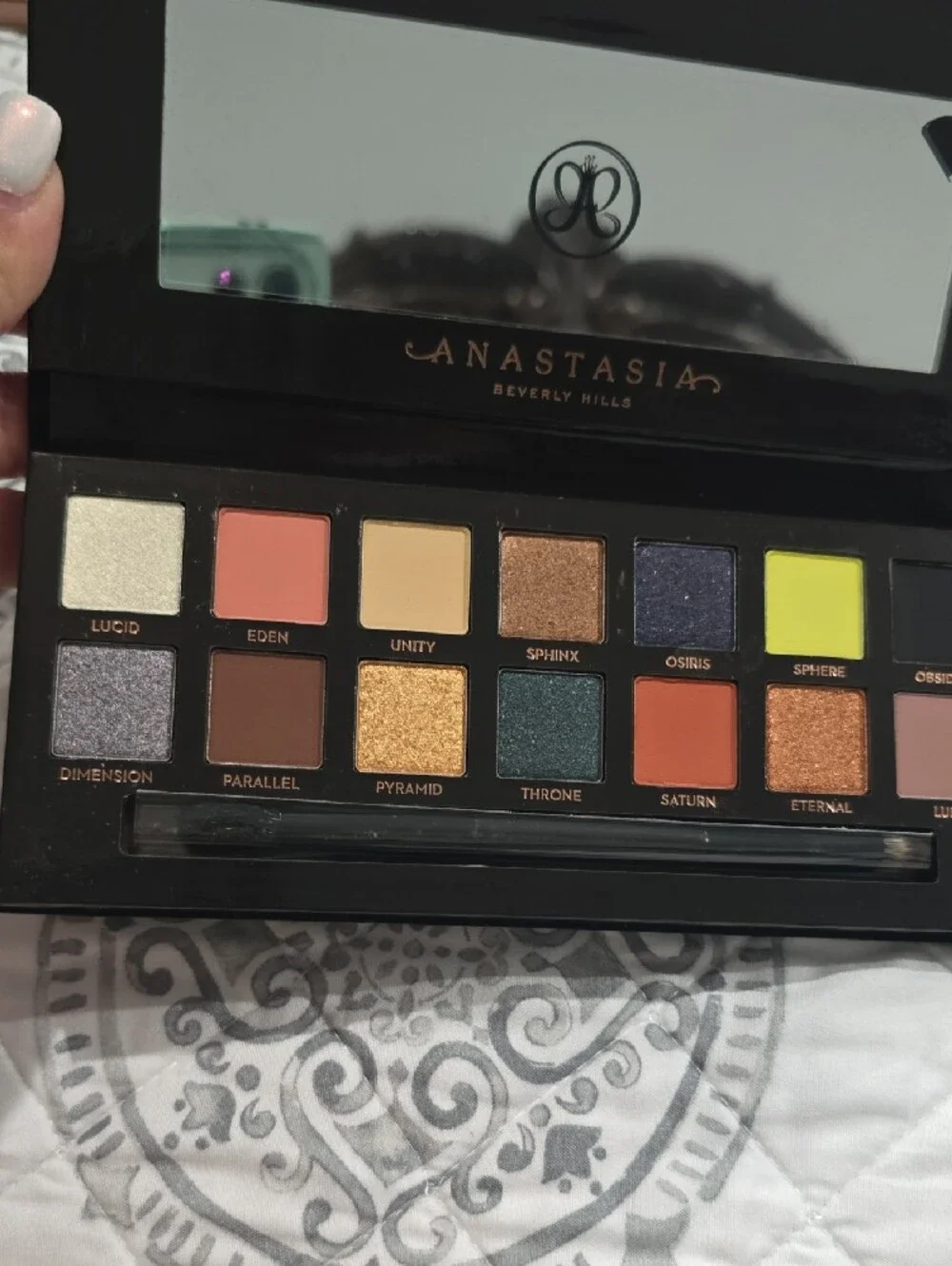 Anastasia Beverly Hills Black & Gold Prism Eyeshadow Palette Case